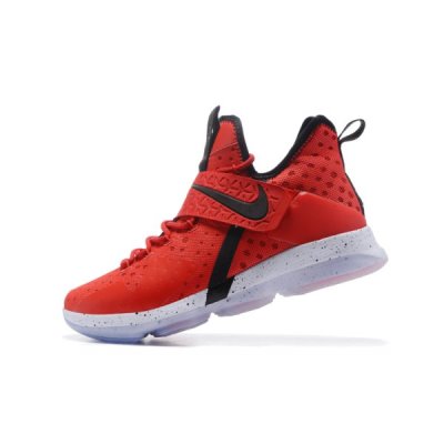 Nike Erkek Lebron 14 Kırmızı / Koyu Kırmızı / Siyah Basketbol Ayakkabısı Türkiye - B5NPY01D